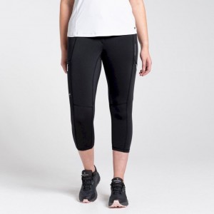 Női Craghoppers Dynamic Cropped Leggings Fekete | OGSMAZ628