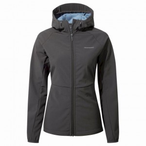 Női Craghoppers Kalti Weatherproof Kapucnis Kabát Szürke | SCXKHB024