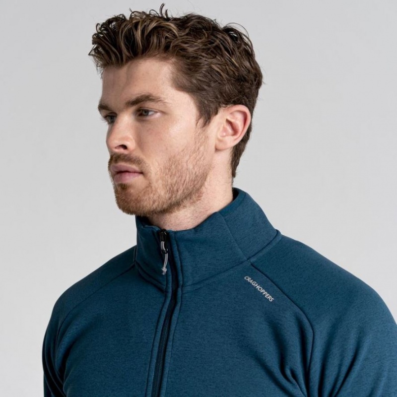 Férfi Craghoppers Dynamic Pro Half Zip Polár Pulóverek Sötétkék | BEUOAR965