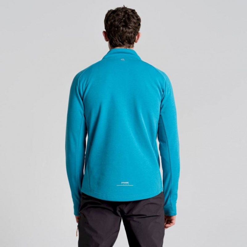 Férfi Craghoppers Dynamic Pro Half Zip Polár Pulóverek Kék | SHWPOX097