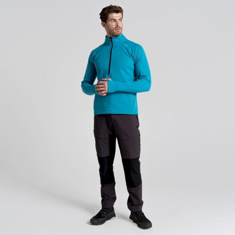 Férfi Craghoppers Dynamic Pro Half Zip Polár Pulóverek Kék | SHWPOX097