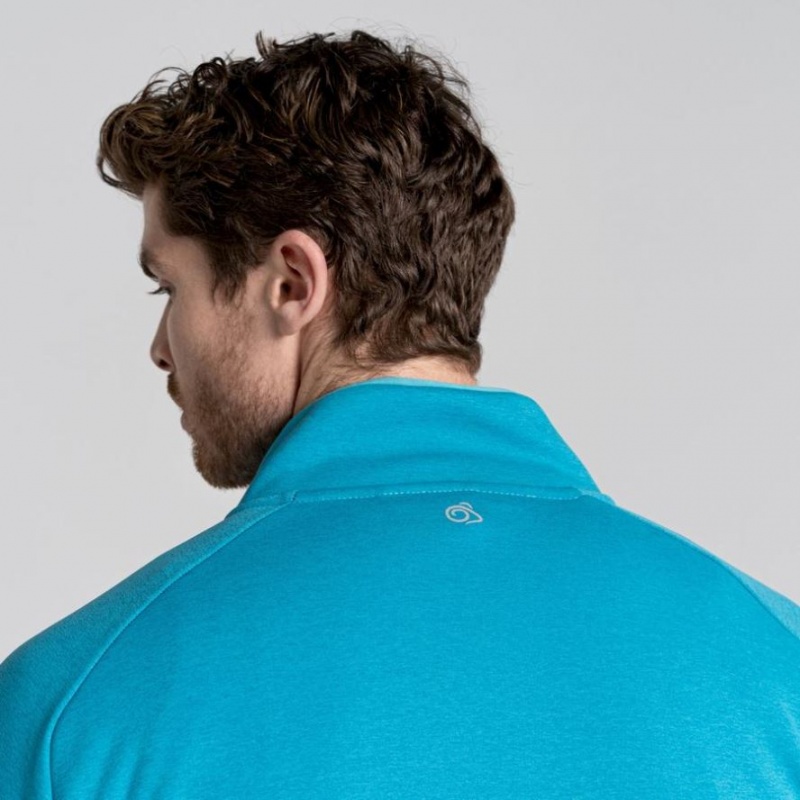 Férfi Craghoppers Dynamic Pro Half Zip Polár Pulóverek Kék | SHWPOX097