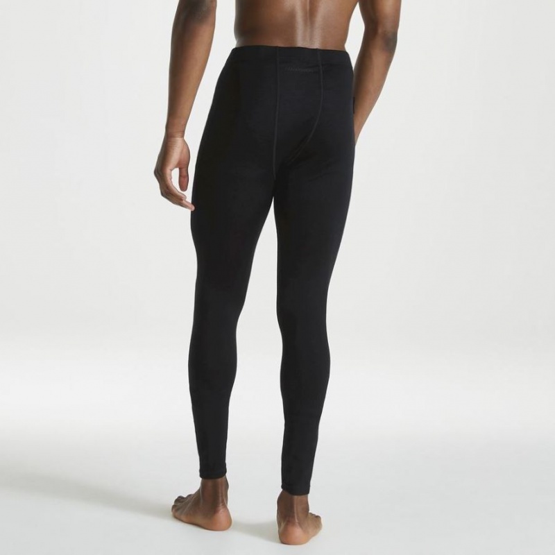 Férfi Craghoppers Merino Baselayer Leggings Fekete | EKNWTA162