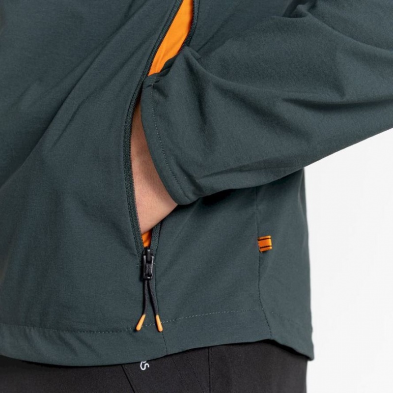 Férfi Craghoppers NosiLife Active Softshell Kabát Zöld | FRBLGO721