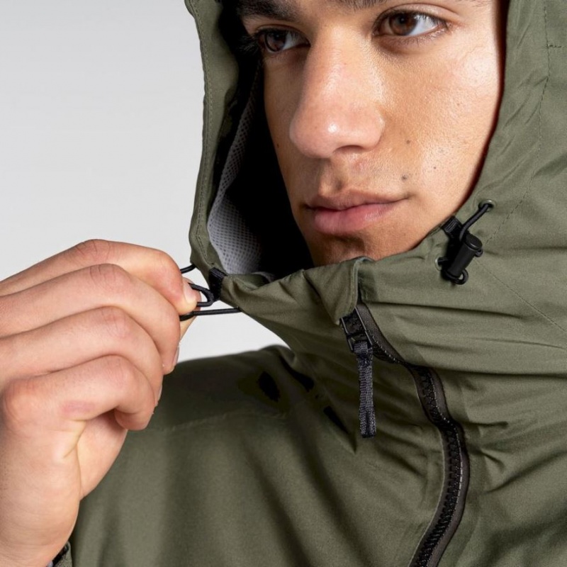 Férfi Craghoppers Toledo Gore Tex Kabát Olivazöld | OCBFEH631