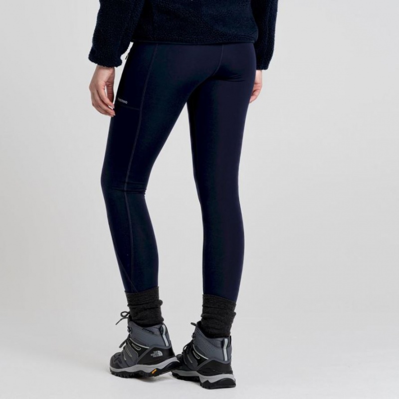 Női Craghoppers Compression Thermal Leggings Sötétkék | OIDAHF052