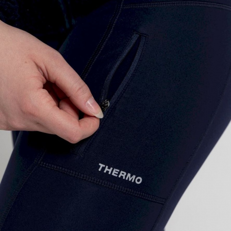 Női Craghoppers Compression Thermal Leggings Sötétkék | OIDAHF052