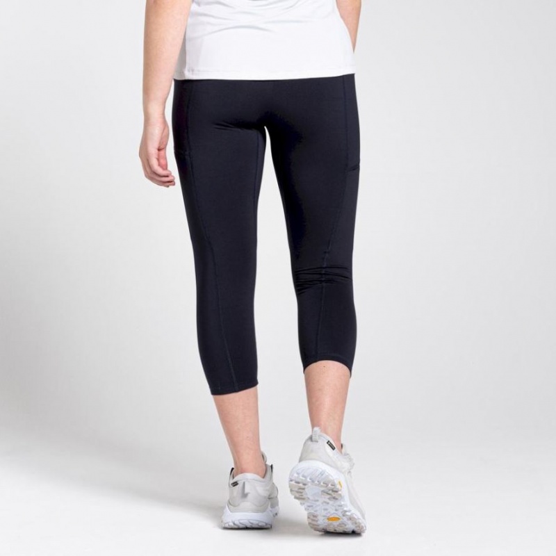 Női Craghoppers Dynamic Cropped Leggings Sötétkék | KPLSYU942