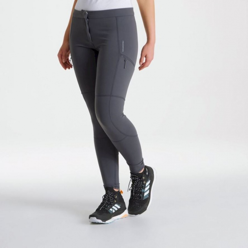 Női Craghoppers Dynamic Leggings Sötétszürke | OZCUDT324