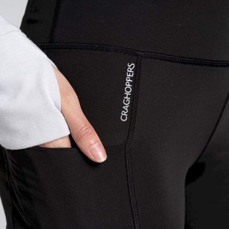 Női Craghoppers Kiwi Pro Leggings Fekete | ZOWRFX421