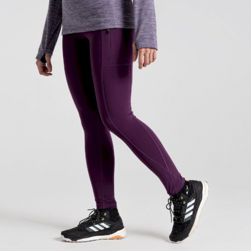 Női Craghoppers Kiwi Pro Leggings Lila | HIJYGT371