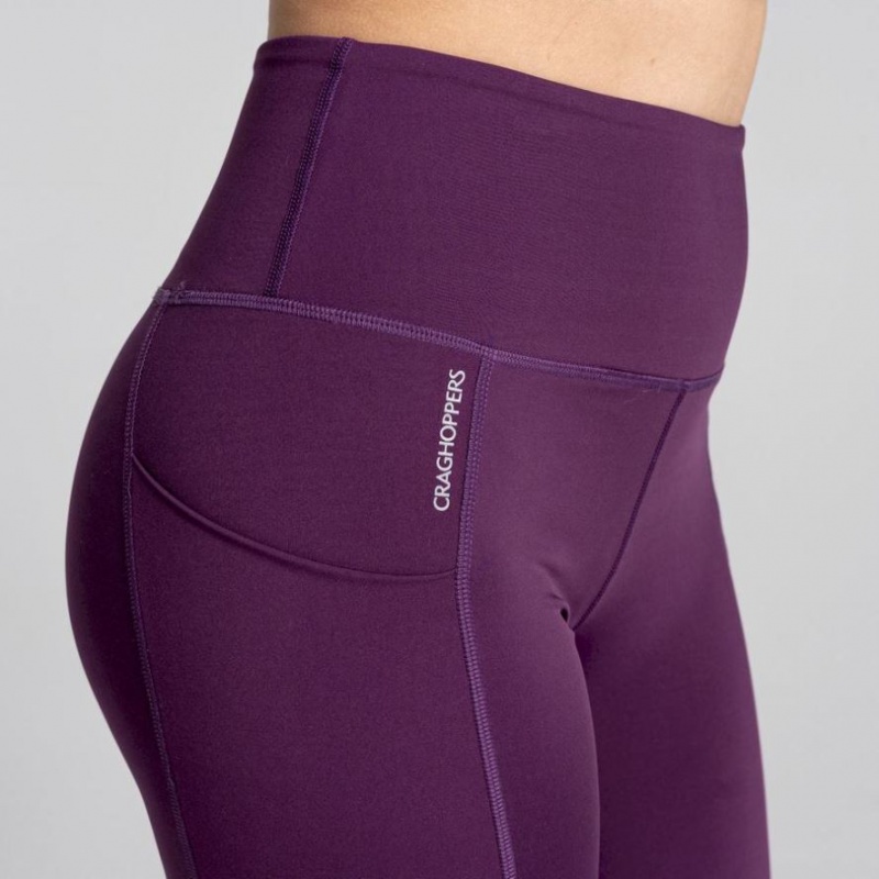 Női Craghoppers Kiwi Pro Leggings Lila | HIJYGT371