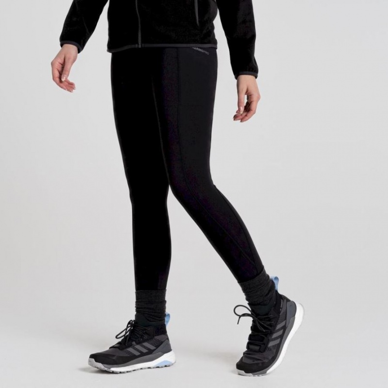 Női Craghoppers Kiwi Thermal Leggings Fekete | JRIAMS739