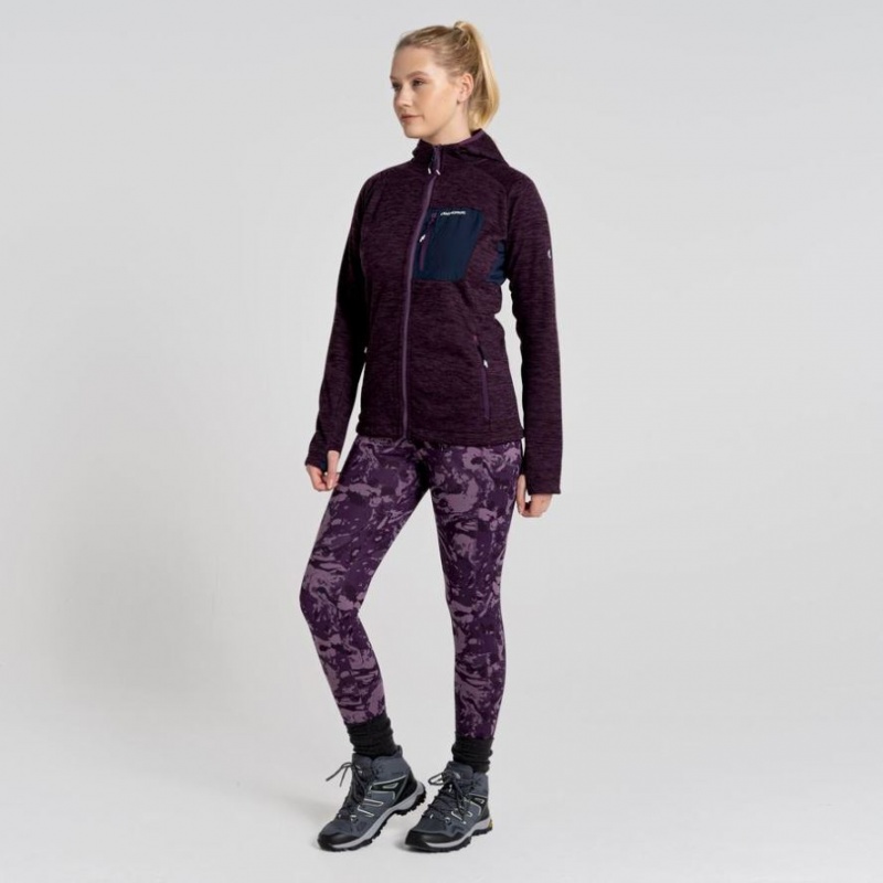 Női Craghoppers Kiwi Thermal Leggings Lila | UYKTSZ218